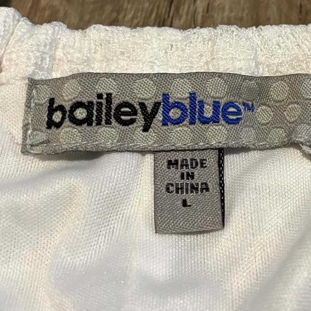 Bailey Blue White Lace Dress - Picture 3 of 9
